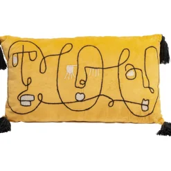 KARE Design Kissen-Kissen Face Art 60X35Cm