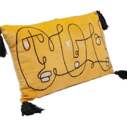 KARE Design Kissen-Kissen Face Art 60X35Cm