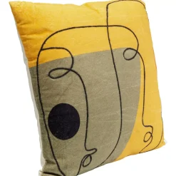 KARE Design Kissen-Kissen Face Art 50X50Cm