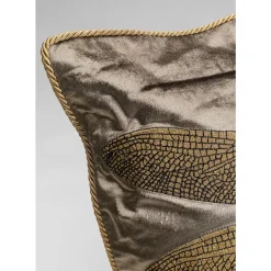 KARE Design Kissen-Kissen Glitter Dragonfly Braun 40X40Cm