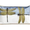 KARE Design Kissen-Kissen Glitter Dragonfly Weis 50X30Cm
