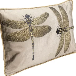 KARE Design Kissen-Kissen Glitter Dragonfly Braun 50X30Cm