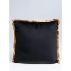 KARE Design Kissen-Kissen Tiger Chain Schwarz 45X45Cm