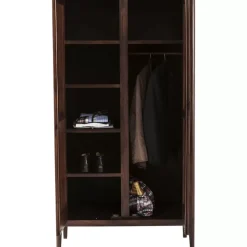 KARE Design Regale-Kleiderschrank Brooklyn Walnut