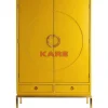 KARE Design Regale-Kleiderschrank Disk Yellow