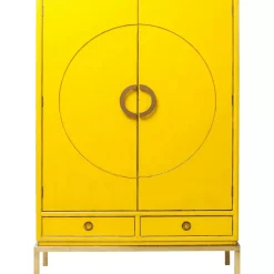 KARE Design Regale-Kleiderschrank Disk Yellow