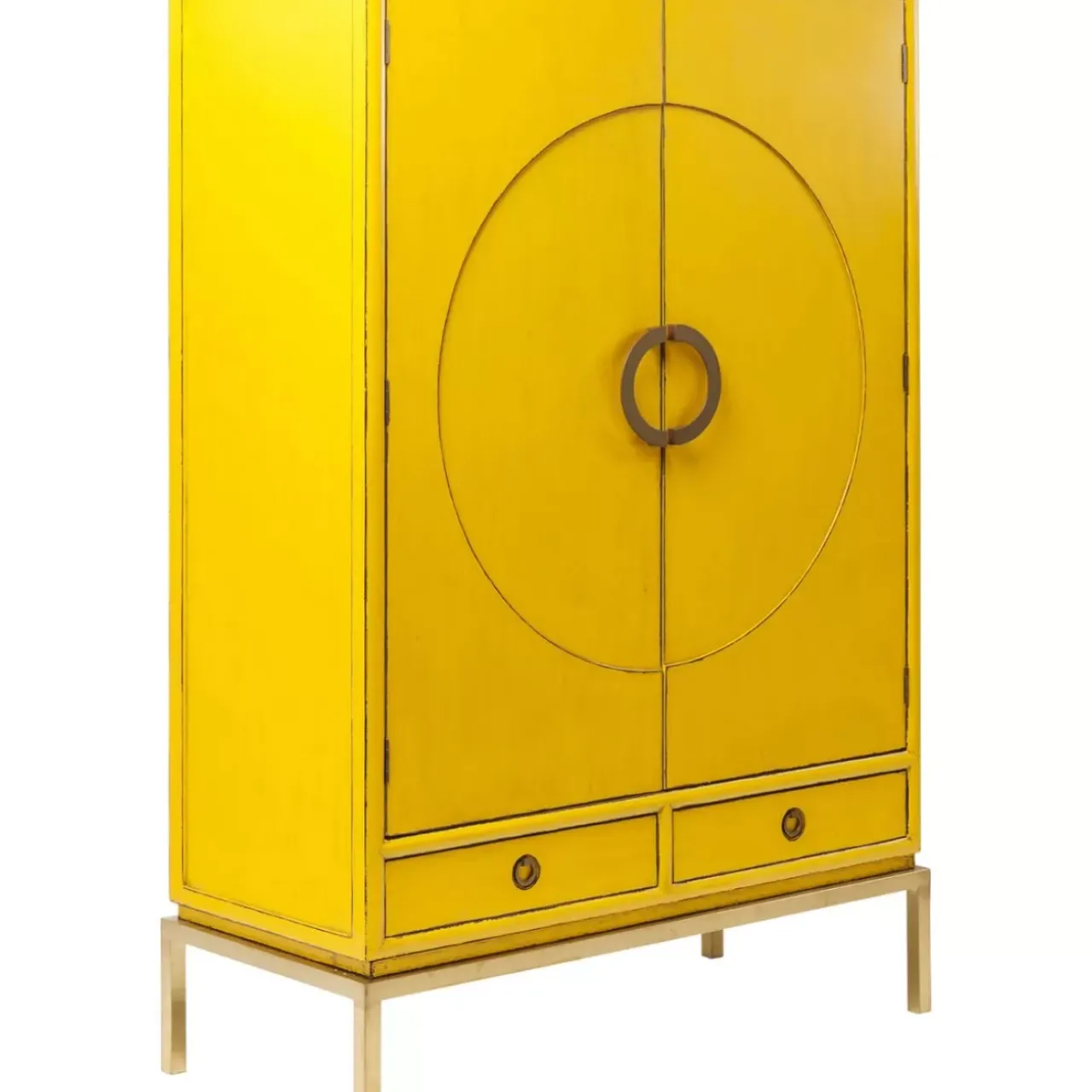 KARE Design Regale-Kleiderschrank Disk Yellow