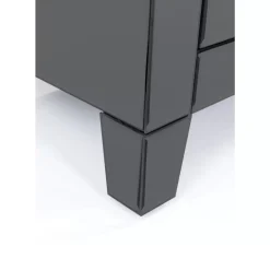 KARE Design Kommoden & Sideboards-Kommode Klein Luxury Push 2 Schube Grau