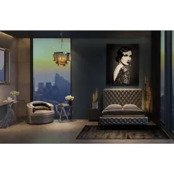 KARE Design Kommoden & Sideboards-Kommode Klein Luxury Push 2 Schube Grau