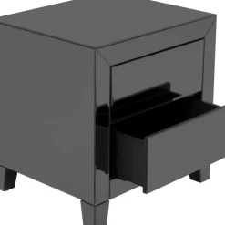 KARE Design Kommoden & Sideboards-Kommode Klein Luxury Push 2 Schube Grau