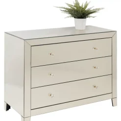 KARE Design Kommoden & Sideboards-Kommode Luxury Champagne 3 Schube