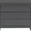 KARE Design Kommoden & Sideboards-Kommode Luxury Push 3 Schube Grau