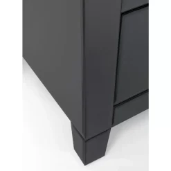 KARE Design Kommoden & Sideboards-Kommode Luxury Push 3 Schube Grau