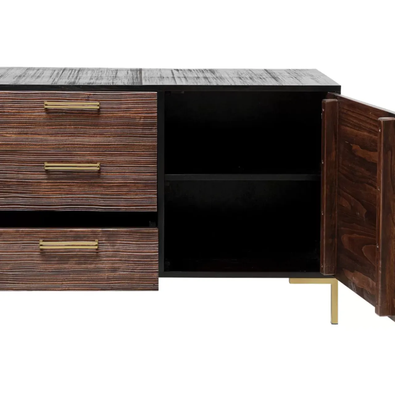 KARE Design Kommoden & Sideboards-Kommode Olbia Dunkel 110X62Cm