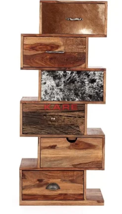 KARE Design Kommoden & Sideboards-Kommode Rodeo Zick Zack 6 Schube