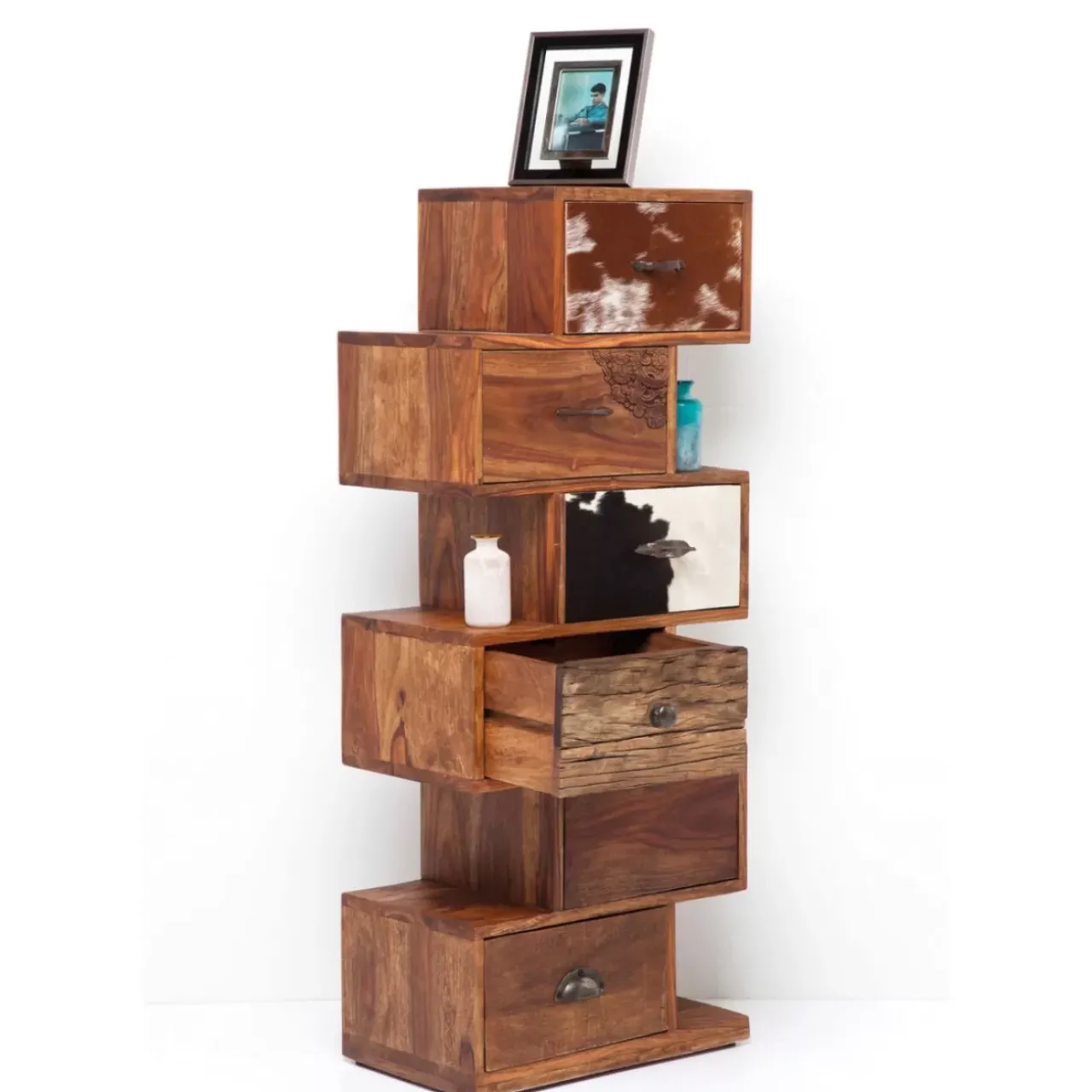 KARE Design Kommoden & Sideboards-Kommode Rodeo Zick Zack 6 Schube