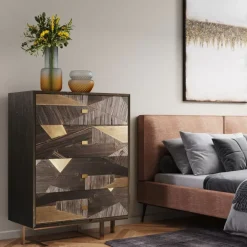 KARE Design Kommoden & Sideboards-Kommode Salerno 4 Schube 85X115Cm