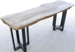 KARE Design Tische-Konsole Alfredo Versteinertes Holz