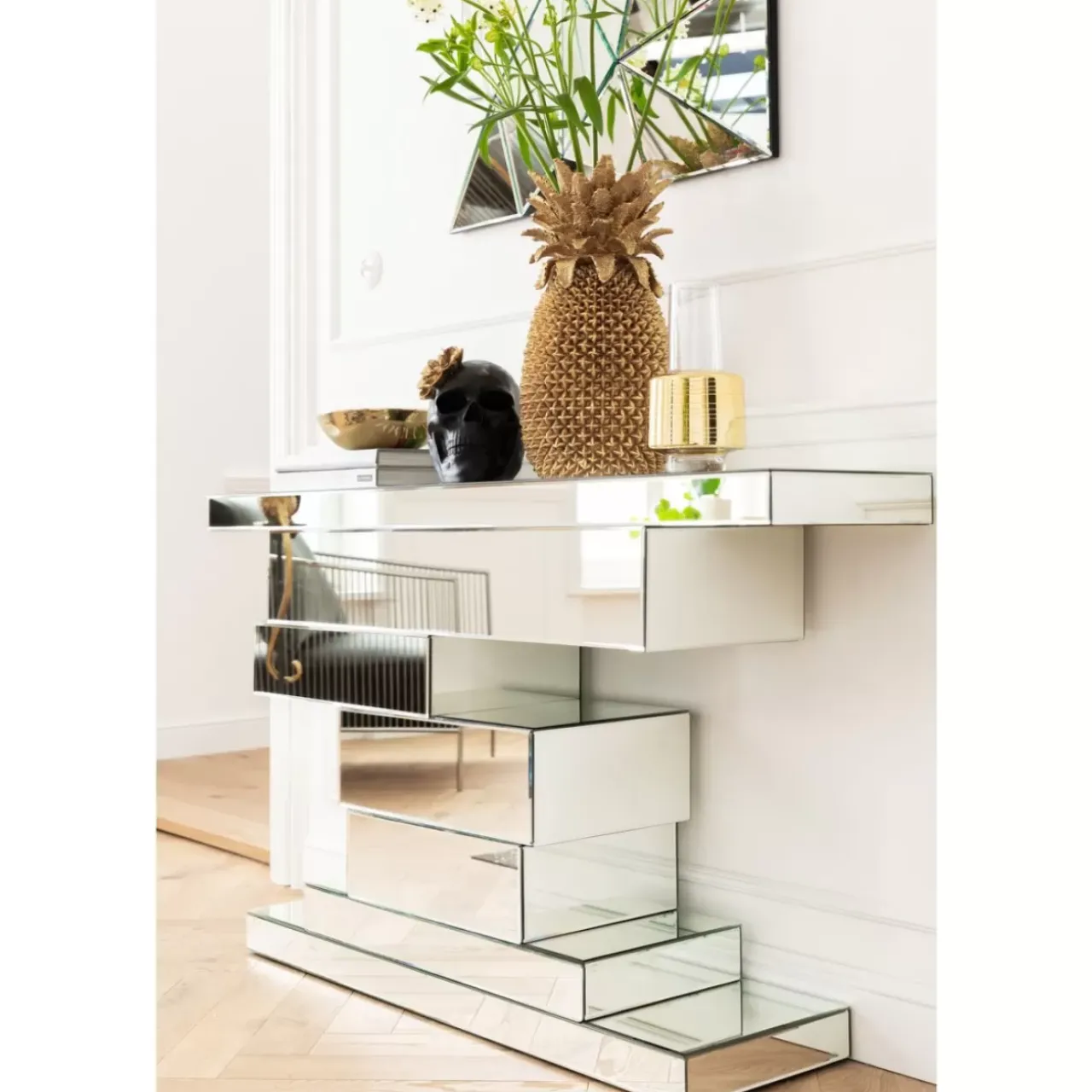 KARE Design Kommoden & Sideboards-Konsole Brick Mirror