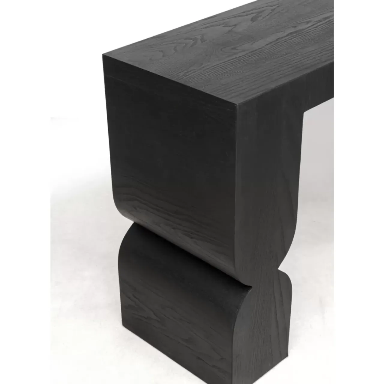 KARE Design Kommoden & Sideboards-Konsole Curve Schwarz 120X76Cm