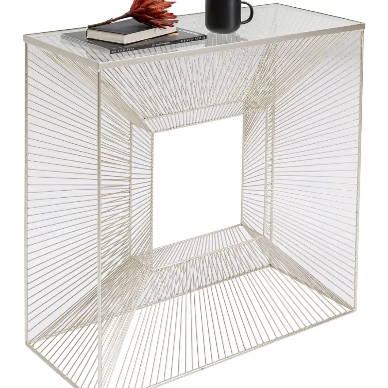 KARE Design Kommoden & Sideboards-Konsole Dimension Champagner 81X81Cm
