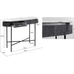 KARE Design Kommoden & Sideboards-Konsole Glenn 100X32