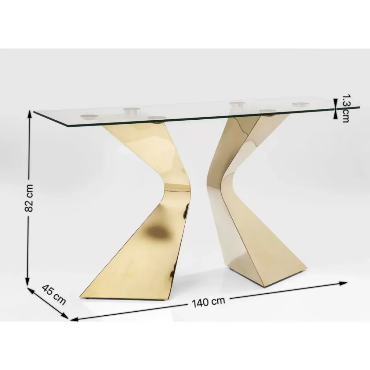 KARE Design Kommoden & Sideboards-Konsole Gloria Chrome