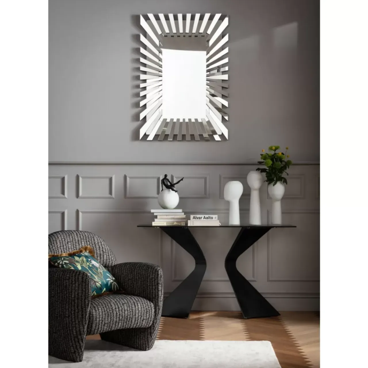 KARE Design Kommoden & Sideboards-Konsole Gloria Schwarz 140X81Cm