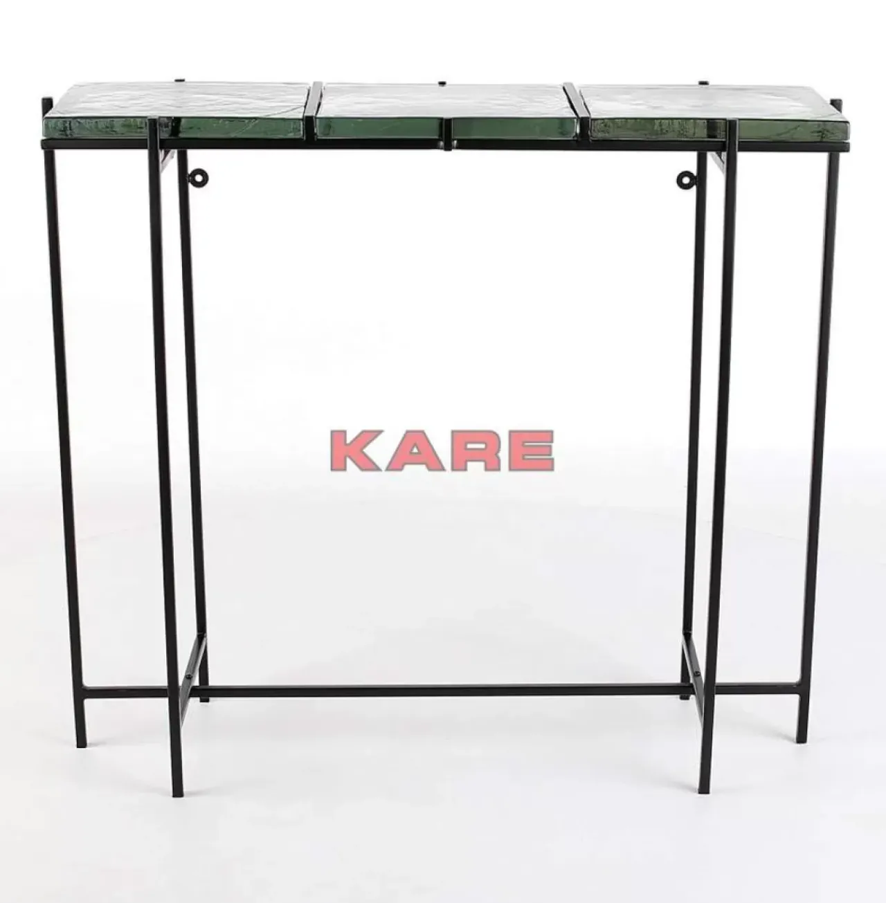 KARE Design Kommoden & Sideboards-Konsole Ice Schwarz 98X80Cm
