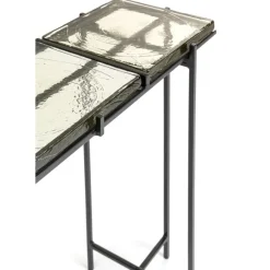 KARE Design Kommoden & Sideboards-Konsole Ice Schwarz 98X80Cm