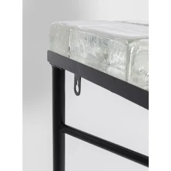 KARE Design Kommoden & Sideboards-Konsole Iceline Schwarz 82X76Cm