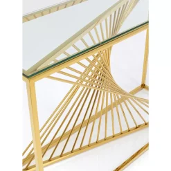 KARE Design Kommoden & Sideboards-Konsole Laser Gold 120X40