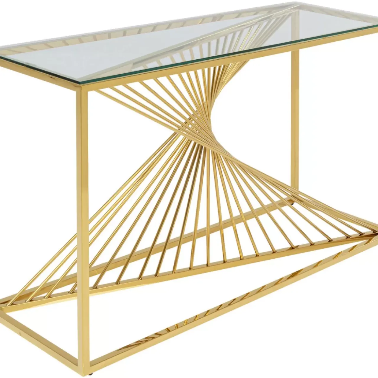 KARE Design Kommoden & Sideboards-Konsole Laser Gold 120X40