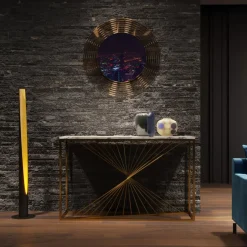 KARE Design Kommoden & Sideboards-Konsole Laser Gold 120X40