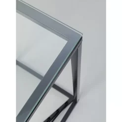 KARE Design Kommoden & Sideboards-Konsole Laser Schwarz Klarglas 120X40Cm