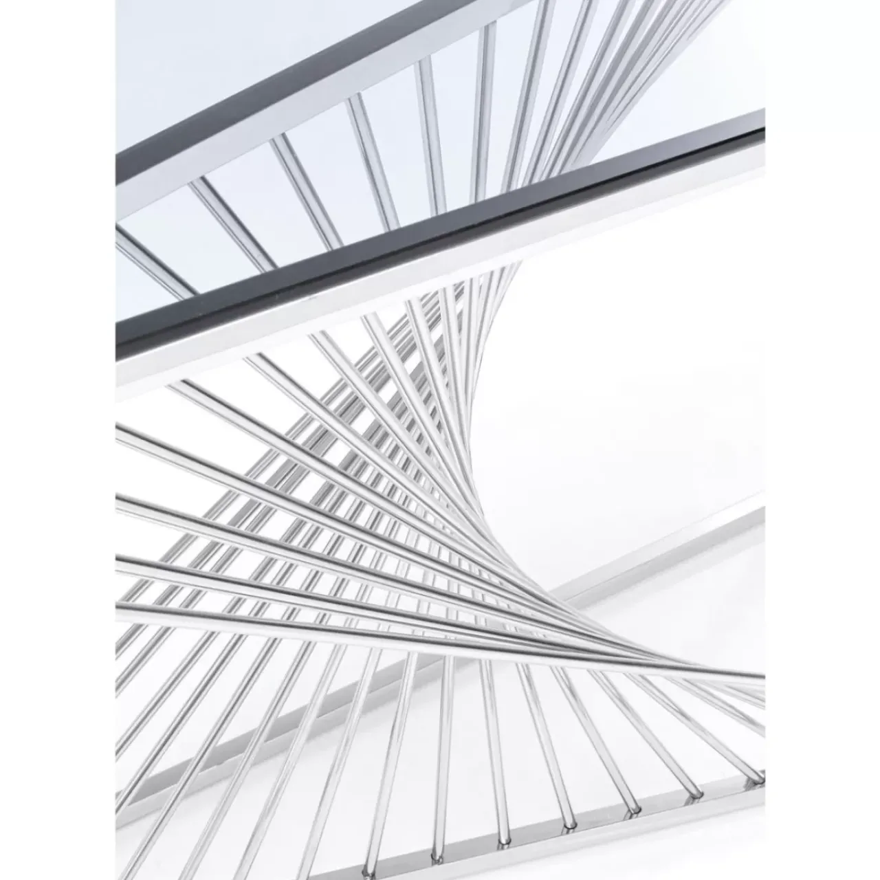 KARE Design Kommoden & Sideboards-Konsole Laser Silber Klarglas 120X40