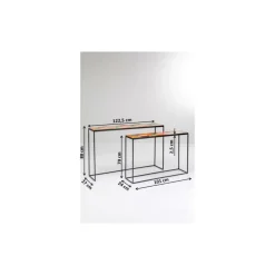 KARE Design Kommoden & Sideboards-Konsole Lisboa (2/Set)