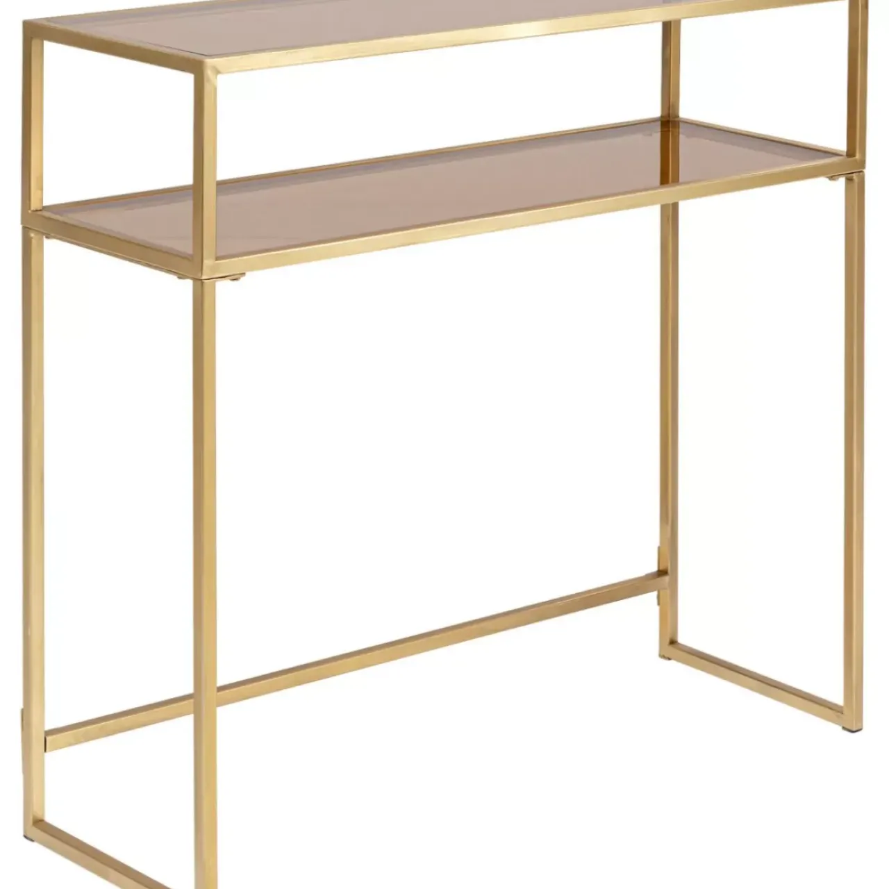 KARE Design Kommoden & Sideboards-Konsole Loft Gold 85X80Cm