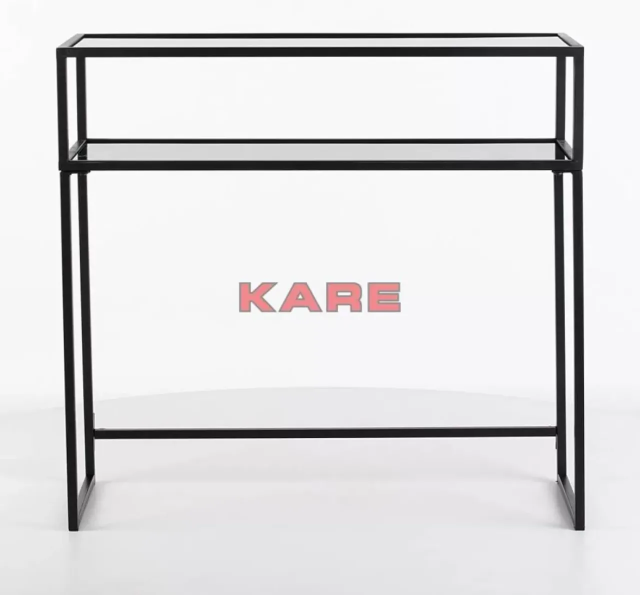 KARE Design Kommoden & Sideboards-Konsole Loft Schwarz 80X85