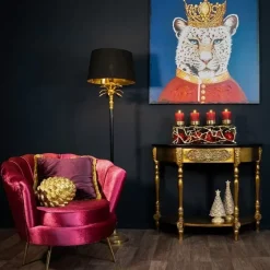 KARE Design Kommoden & Sideboards-Konsole Lv Gold-Schwarz