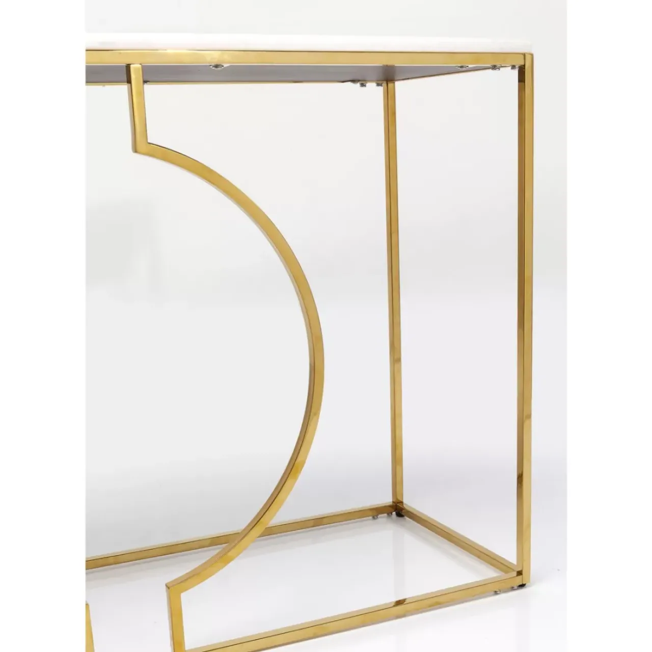 KARE Design Kommoden & Sideboards-Konsole Miami Loft Gold 120Cm