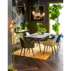 KARE Design Kommoden & Sideboards-Konsole Miami Loft Gold 120Cm