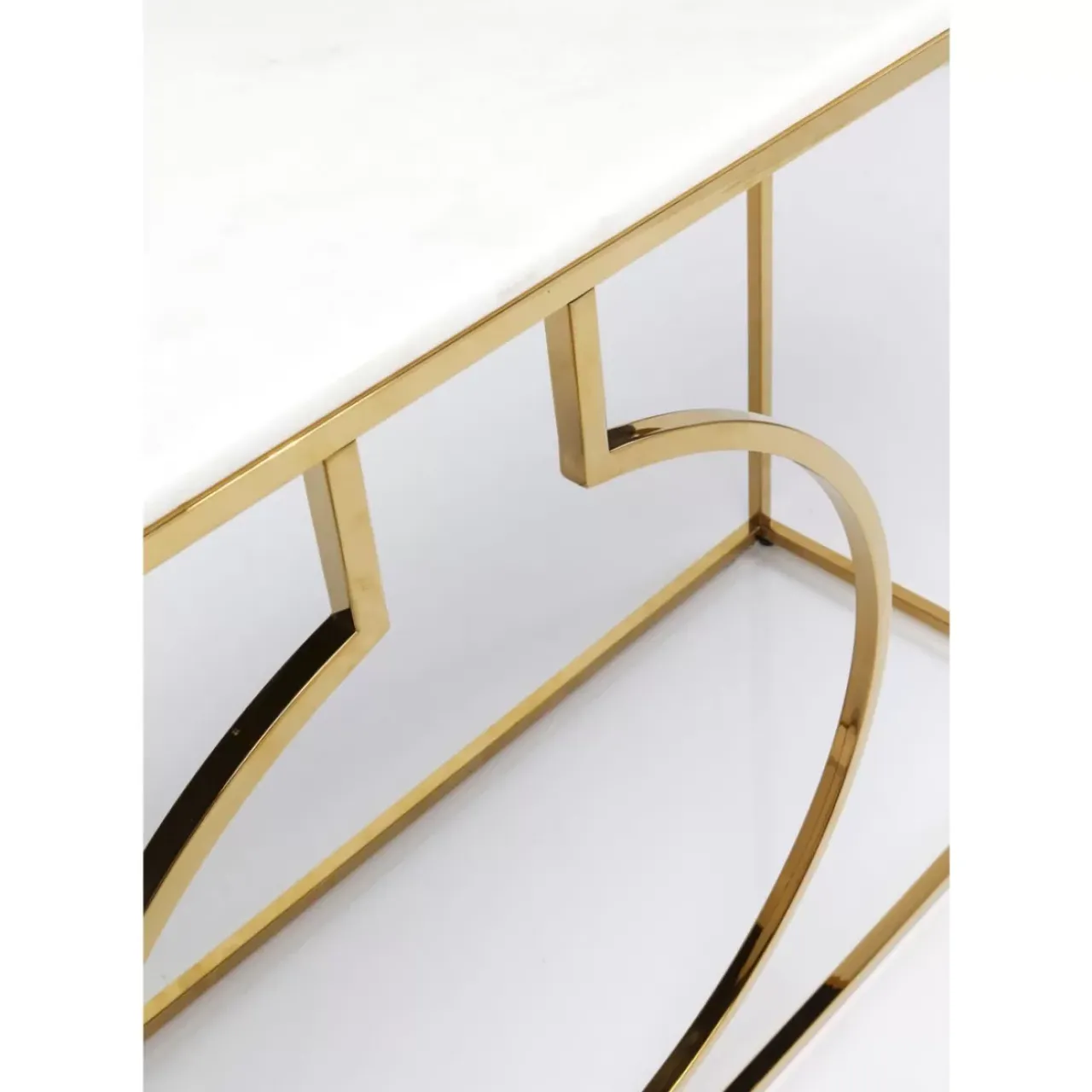 KARE Design Kommoden & Sideboards-Konsole Miami Loft Gold 120Cm
