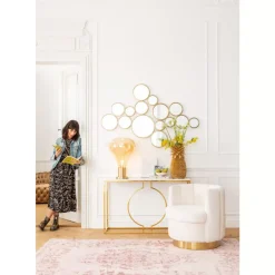 KARE Design Kommoden & Sideboards-Konsole Miami Loft Gold 120Cm