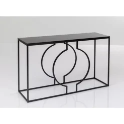 KARE Design Kommoden & Sideboards-Konsole Miami Loft Schwarz 120X75Cm
