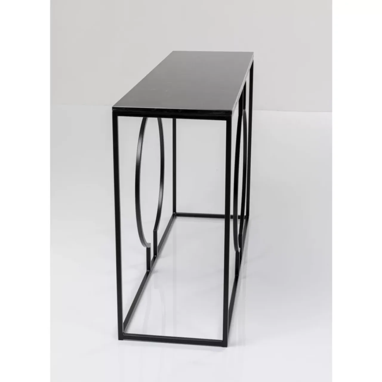 KARE Design Kommoden & Sideboards-Konsole Miami Loft Schwarz 120X75Cm