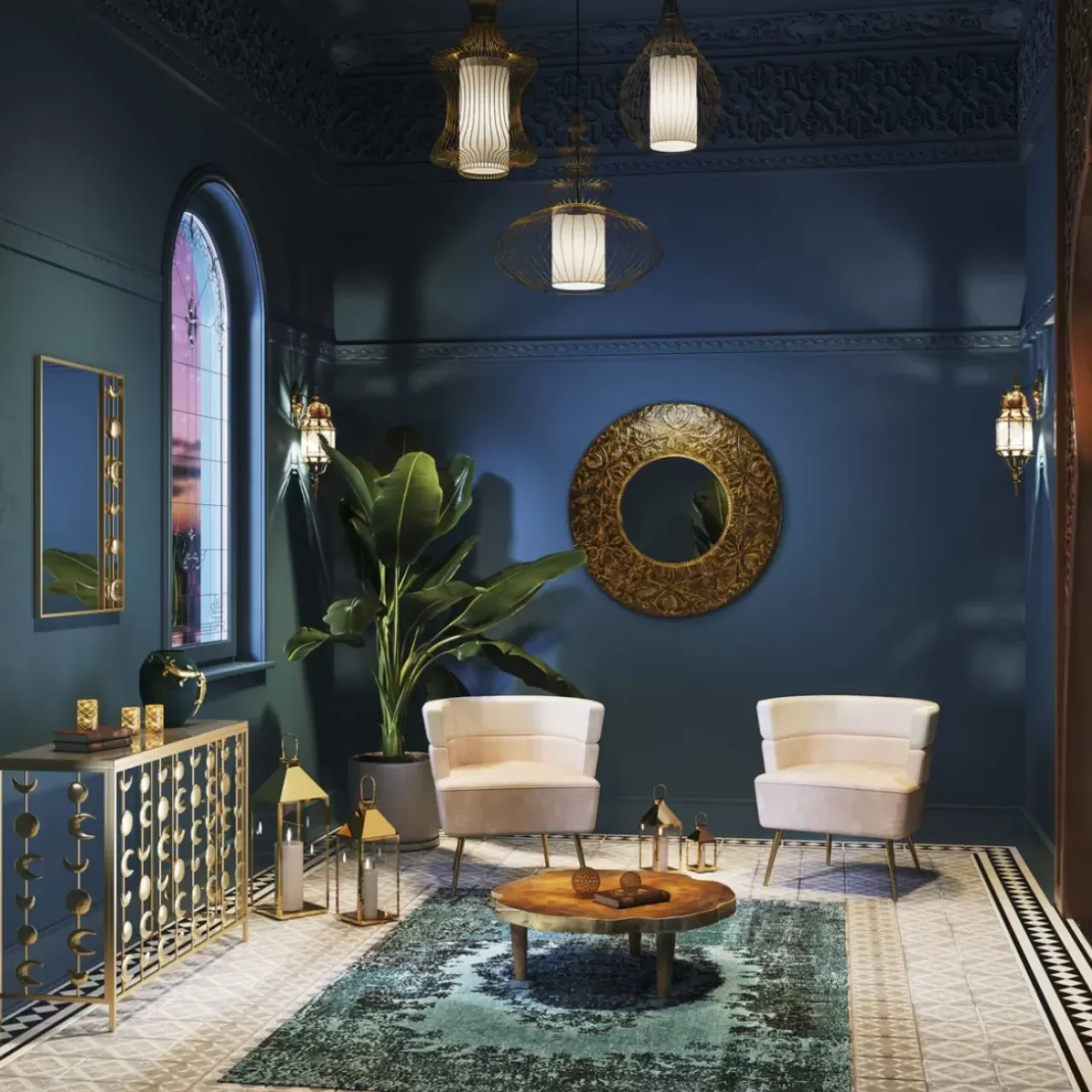 KARE Design Kommoden & Sideboards-Konsole Moons 107X35,5Cm