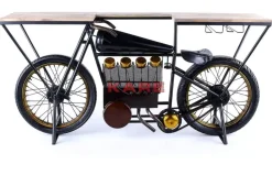 KARE Design Kommoden & Sideboards-Konsole Motorbike Schwarz