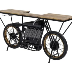 KARE Design Kommoden & Sideboards-Konsole Motorbike Schwarz