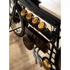 KARE Design Kommoden & Sideboards-Konsole Motorbike Schwarz